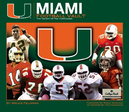 Stock image for The University of Miami Football Vault (College Vault) for sale by SecondSale