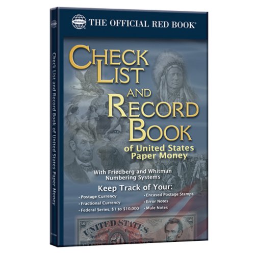 9780794828486: The Official Red Book Check List and Record Book of United States Paper Money