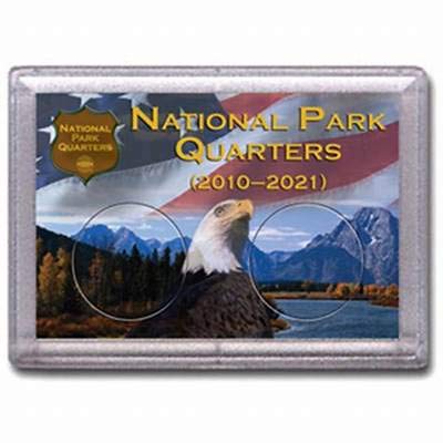 9780794830502: National Park Quarters 2x3 Plastic Display Case