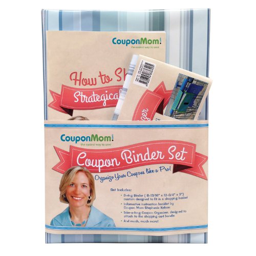 9780794840198: Coupon Mom Organizing Binder: Blue Stirpe Design