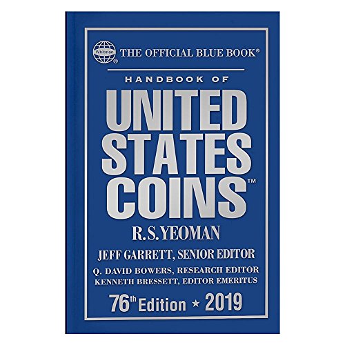 Imagen de archivo de The Official Blue Book : Handbook of Us Coins 2019 Hard Cover a la venta por Better World Books