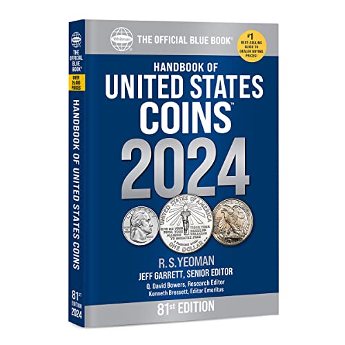 Stock image for Handbook (BlueBook) of United States Coins 2024 Paperback (Official Blue Book Handbook of United States Coins) for sale by Greenway
