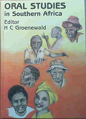 Stock image for Oral studies in southern Africa (Sensal publication) for sale by Second Chance Books
