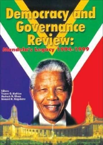 Beispielbild fr Democracy and Governance Review Mandela's Legacy 19941999 zum Verkauf von PBShop.store US