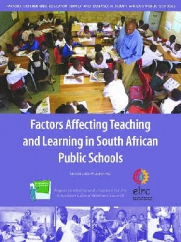 Imagen de archivo de FACTORS AFFECTING TEACHING AND LEARNING IN SOUTH AFRICAN PUBLIC SCHOOLS a la venta por Revaluation Books