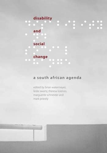 Beispielbild fr Disability and Social Change: A South African Agenda zum Verkauf von AwesomeBooks