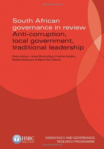 Imagen de archivo de South African Governance in Review: Anti-corruption, Local Government, Traditional Leadership a la venta por Revaluation Books