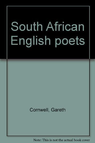 Imagen de archivo de South African English Poets a la venta por Peter Rhodes