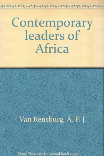 Stock image for Contemporary Leaders of Africa for sale by Chapter 1