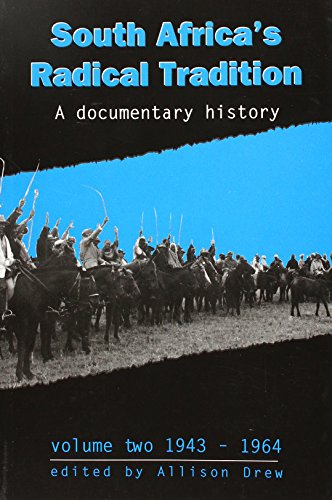 9780799216141: South Africa's Radical Tradition, a Documentary History: v. 2