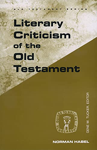 9780800601768: Literary Criticism of the Old Testament
