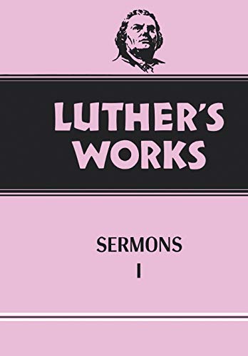 9780800603519: Luther's Works, Volume 51: Sermons 1