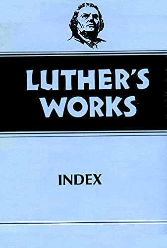 Beispielbild fr Luther's Works Index: Vol 55 zum Verkauf von Revaluation Books