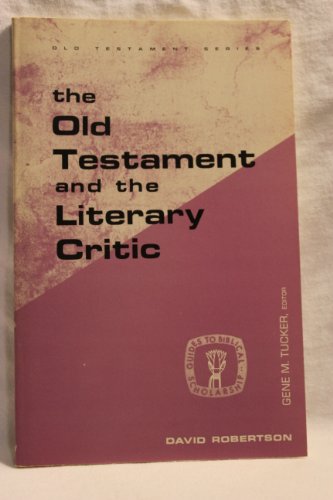 9780800604639: The Old Testament and the Literary Critic