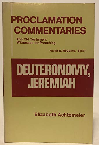 Stock image for Deuteronomy, Jeremiah for sale by ThriftBooks-Dallas