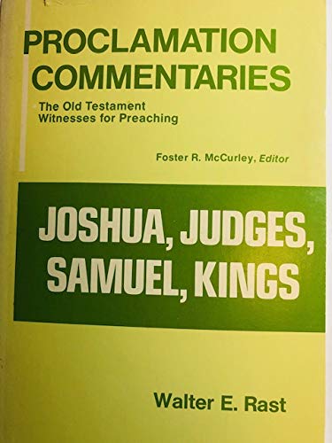 Stock image for Joshua, Judges, Samuel, Kings for sale by Better World Books: West