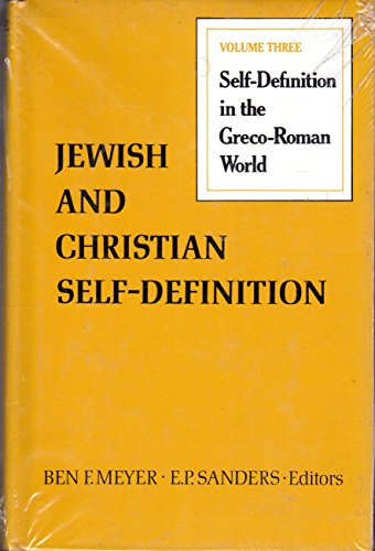 9780800606909: Jewish and Christian Self-Definition: Self-Definition in the Greco-Roman World: 3