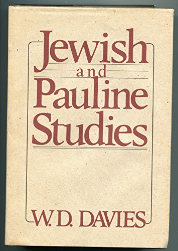 Jewish and Pauline Studies