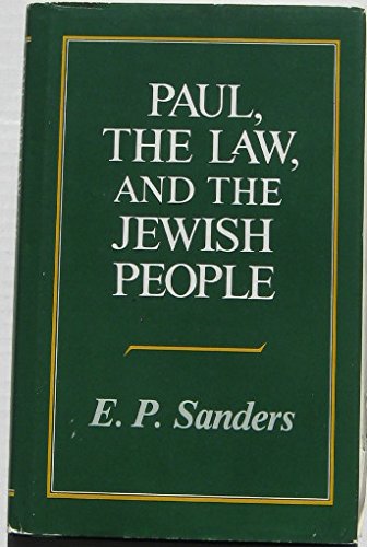 Beispielbild fr Paul, the Law and the Jewish People zum Verkauf von WorldofBooks