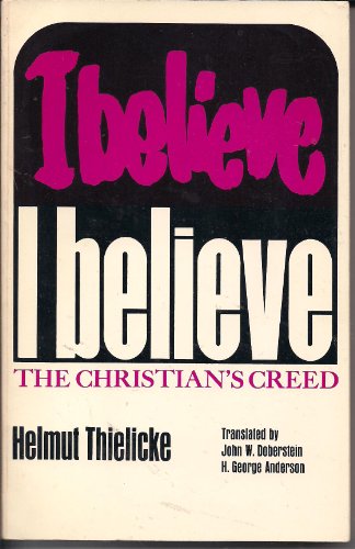 9780800610272: I Believe; The Christian's Creed