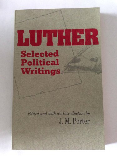 Beispielbild für Luther : Selected Political Writings zum Verkauf von Better World Books