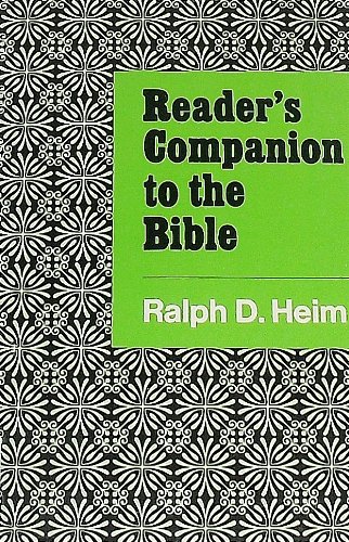 Beispielbild fr Reader's companion to the Bible zum Verkauf von Wonder Book