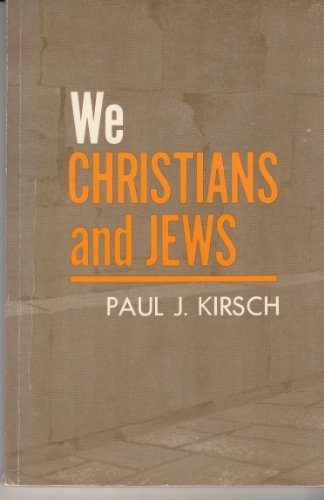 Beispielbild fr We Christians and Jews zum Verkauf von Wonder Book
