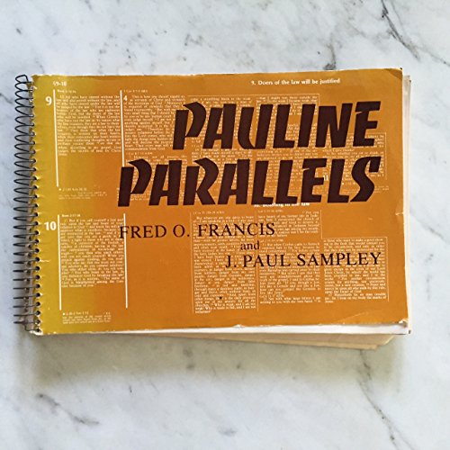 Beispielbild fr Pauline Parallels zum Verkauf von Better World Books