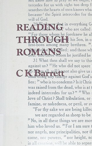 Imagen de archivo de Reading through Romans a la venta por Ergodebooks