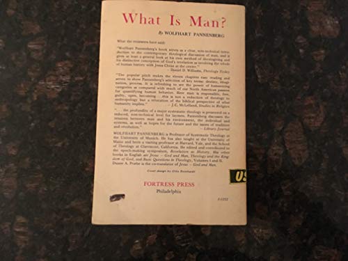 9780800612528: What Is Man
