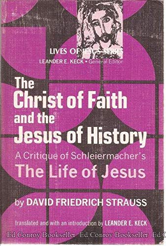 9780800612733: Title: The Christ of faith and the Jesus of history A cri