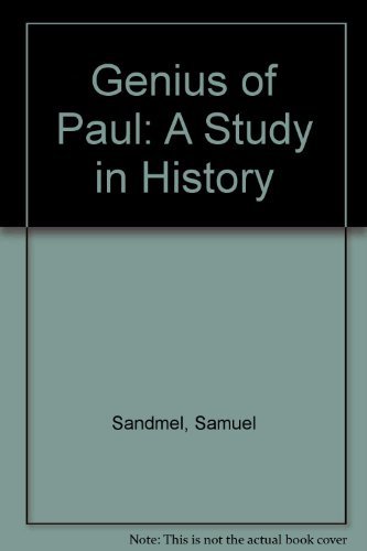 Stock image for The genius of Paul: A study in history for sale by HPB-Emerald