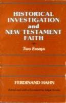 Stock image for Historical Investigation and New Testament Faith for sale by Better World Books