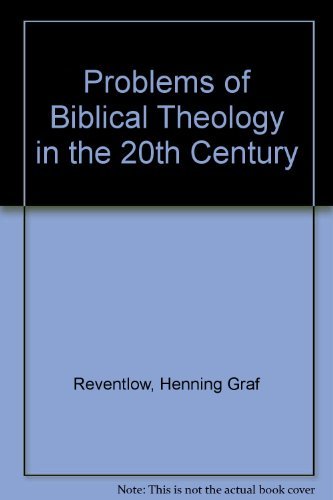 Imagen de archivo de Problems of Biblical Theology in the 20th Century a la venta por Better World Books