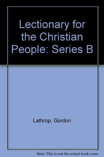 9780800620820: Lectionary for the Christian People: Series B