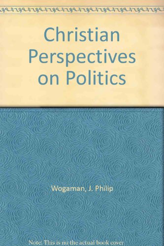 Beispielbild fr Christian Perspectives on Politics zum Verkauf von Wonder Book