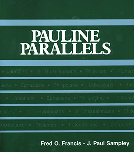 9780800620943: Pauline Parallels (Foundations & Facets: New Testament Series): Revised Edition