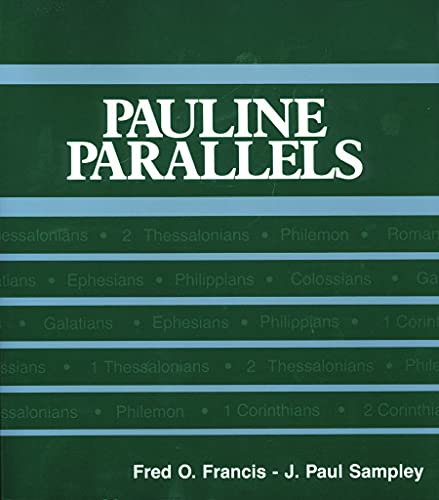 Imagen de archivo de Pauline Parallels: Revised Edition (Foundations & Facets: New Testament Series) a la venta por ThriftBooks-Dallas