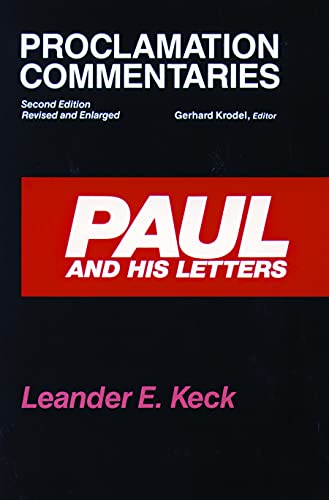 Stock image for Paul and His Letters Proclamation commentaries for sale by PBShop.store US