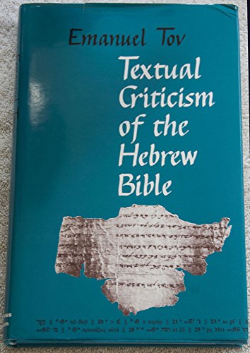 Stock image for Textual Criticism of the Hebrew Bible for sale by Books of the Smoky Mountains