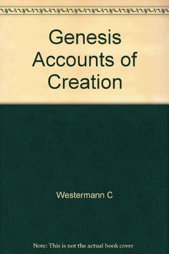 9780800630072: Genesis Accounts of Creation