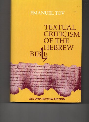 Beispielbild fr Textual Criticism of the Hebrew Bible zum Verkauf von HPB-Red