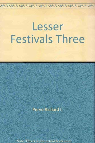 Beispielbild fr LESSER FESTIVALS 3 SAINTS' DAYS AND SPECIAL OCCASIONS zum Verkauf von Cape Cod Booksellers