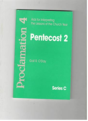 Imagen de archivo de Proclamation 4: Aids for Interpreting the Lessons of the Church Year, Series C - Pentecost 2 a la venta por Faith In Print