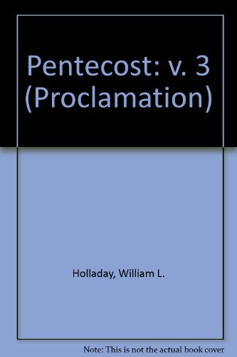 9780800642389: Pentecost: v. 3 (Proclamation S.)