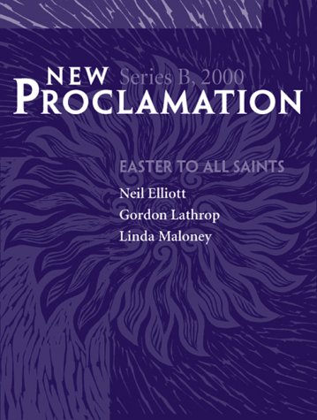 Beispielbild fr New Proclamation Series B : 2000 Easter to All Saints zum Verkauf von Better World Books