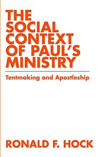 Imagen de archivo de Social Context of Paul's Ministry, The a la venta por HPB-Red