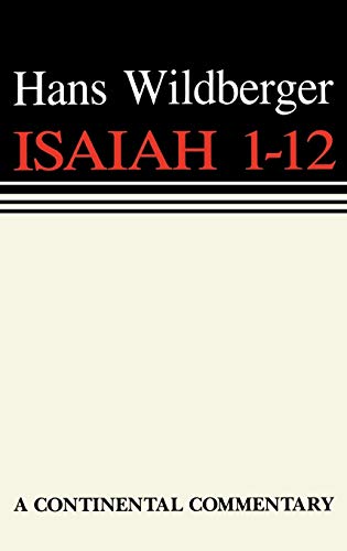 9780800695088: Isaiah 1-12 (Continental Commentary)