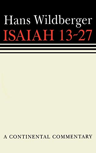 Beispielbild fr Isaiah 13-27 (Continental Commentary) zum Verkauf von HPB-Red