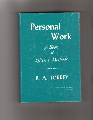 Imagen de archivo de Personal Work Part 1 of How to Work for Christ a la venta por ThriftBooks-Atlanta